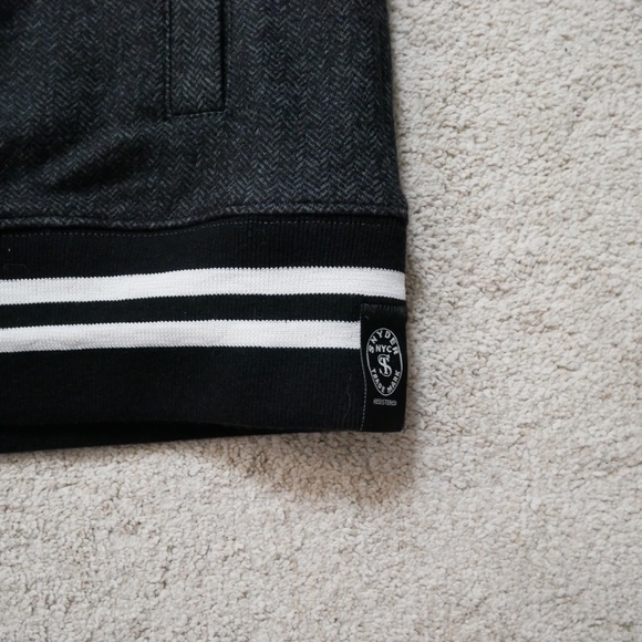 Todd Snyder wool blend herringbone track jacket Gray - Picture 5 of 7